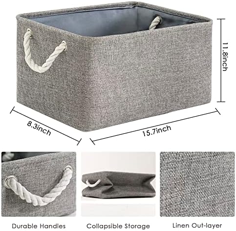 TheWarmHome Large Storage Bins- Storage Baskets - Image 2
