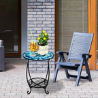 Cinnvoice Outdoor Side Table Small End Patio Porch Table - Image 2
