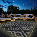 GENIMO Outdoor Rug, Waterproof Plastic Rugs by GENIMO