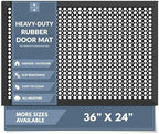 Barnyard Designs Heavy Duty Rubber Drainage Door Mat by BarnyardDesigns