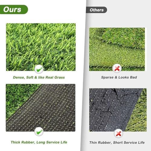 CooZero Artificial Grass, 47.3"x31.5" Professional Dog Grass Mat, Potty - Image 6