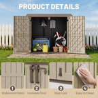 Horizontal Outdoor Storage Cabinet Box 36 Cu Ft - Image 2