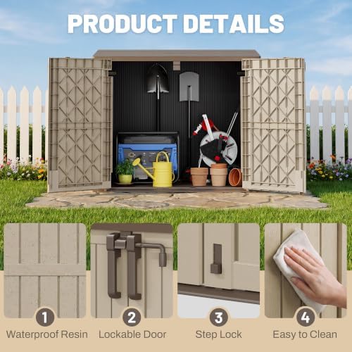 Horizontal Outdoor Storage Cabinet Box 36 Cu Ft - Image 2