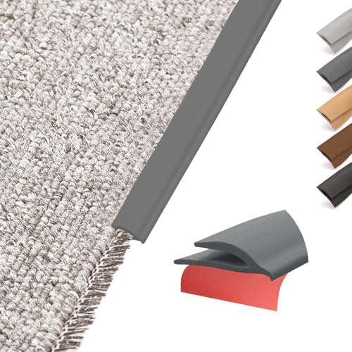 Carpet Edge Trim Binding Rug Protector Thin Rugs DeepGrey 6.6FT by Unknown