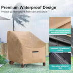 Adirondack Outdoor Chair Covers Waterproof 32"Wx34"Dx36"H - Image 3