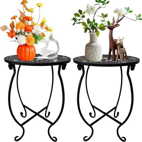 Outdoor Side Tables, Plant Stand by ZEECER