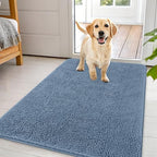 OLANLY Dog Door Mat for Muddy Paws 44x32, Super Absorbent Chenille Mud Mat by OLANLY