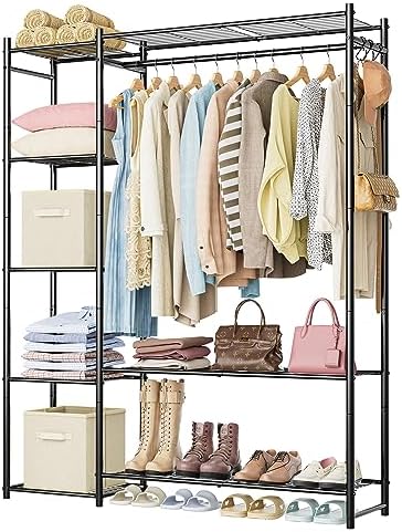 HOMIDEC Wardrobe Closet, Portable Clothes Rack by DecorateYourHome