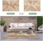 GENIMO Outdoor Rug, Waterproof Plastic Rugs - Image 2