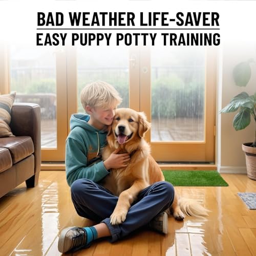 Ottomanson Artificial Grass Puppy Potty Training Pad - Image 6