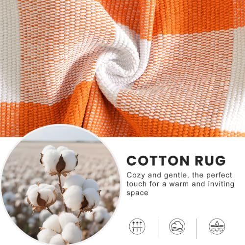 OLANLY Fall Door Mat, Buffalo Plaid Rug - Image 6