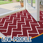 OLANLY Front Door Mat 48x32, Low-Profile Easy Clean Doormat - Image 3