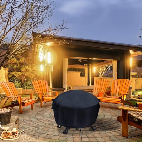 24-26 inch Fire Pit Cover Round - Image 7
