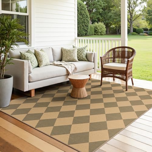 Lessymo Checkered Area Rugs 5x7 - Image 5