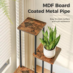 Bamworld Small Plant Stand Corner Plant Shelf - Image 6