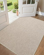 Color&Geometry Large Ultra Thin Indoor Door Mat 48"x72"Entrance Mat by COLORG