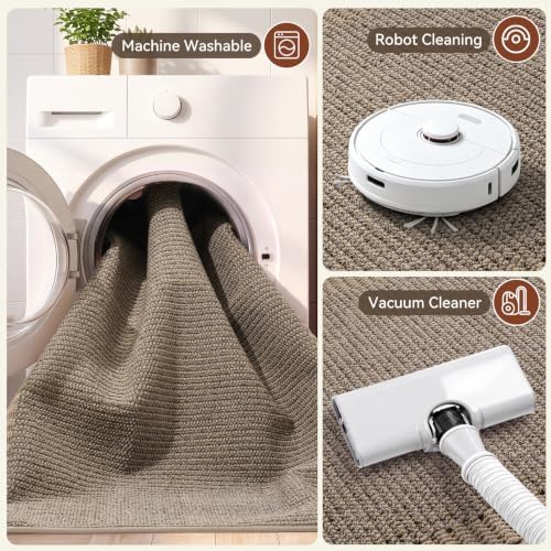 2x6 Hallway Kitchen Runner Rug Non Slip Washable - Image 5