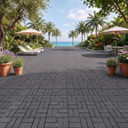 44 PCS 12"x12" Interlocking Deck Tiles - Image 7