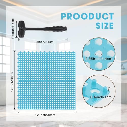 Drydiet 24 Pack Drainage Tiles Modular Interlocking Floor Tiles - Image 2