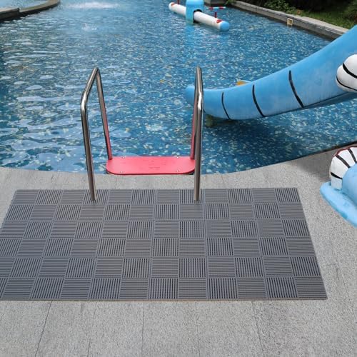 18 Pack Modular Interlocking Tiles Double Non-Slip 12"x12" Gray - Image 6