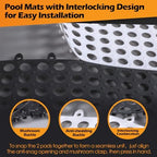 Tinideya 50 Pcs Drainage Interlocking Floor Tiles - Image 5