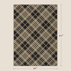 JTJ Easy Jute 4x6 Diagonal Plaid Rug - Image 2