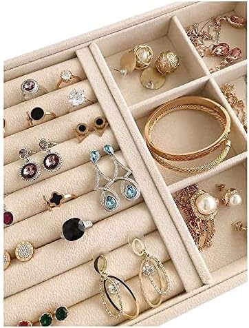 Premium Grade Beige Velvet Jewelry Organization Trays Rings and Accessory - Image 4