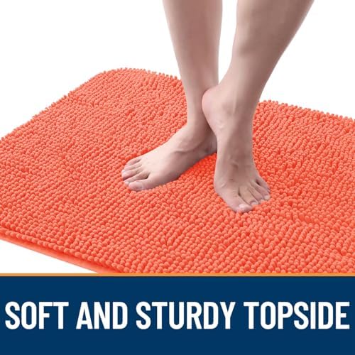 OLANLY Dog Door Mat for Muddy Paws 70x46, Super Absorbent Chenille Mud Mat - Image 4