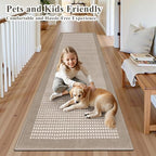 Ileading Runner Rug for Hallways 2.6'x10' Heavy-Duty Durable Entryway Floor Mat - Image 2