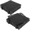 FAHKNS 12 PCS Interlocking Drainage Mat, 12“x12” Drainage Tiles Interlocking by FAHKNS
