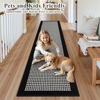 Ileading Runner Rug for Hallways 2.6'x12' Heavy-Duty Durable Entryway Floor Mat - Image 2
