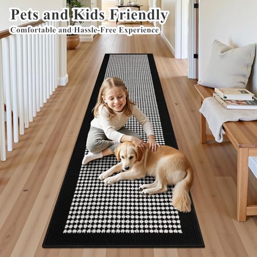 Ileading Runner Rug for Hallways 2.6'x12' Heavy-Duty Durable Entryway Floor Mat - Image 2