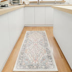 Boho Floral 2x6 Hallways Runner Rug, Ultra-Thin Soft Kitchen Rug, Non-Slip - Image 3