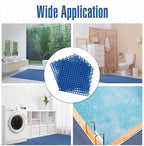 Tinideya 50 Pcs Drainage Mats 11.8'' x 11.8'' Modular Interlocking Floor - Image 6