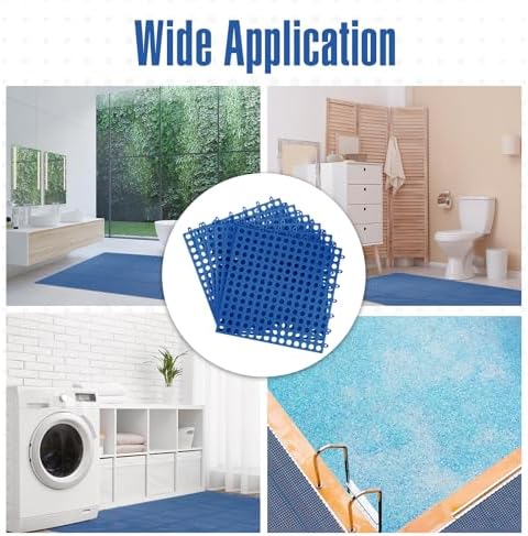 Tinideya 50 Pcs Drainage Mats 11.8'' x 11.8'' Modular Interlocking Floor - Image 6