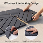 44 PCS 12"x12" Interlocking Deck Tiles - Image 5