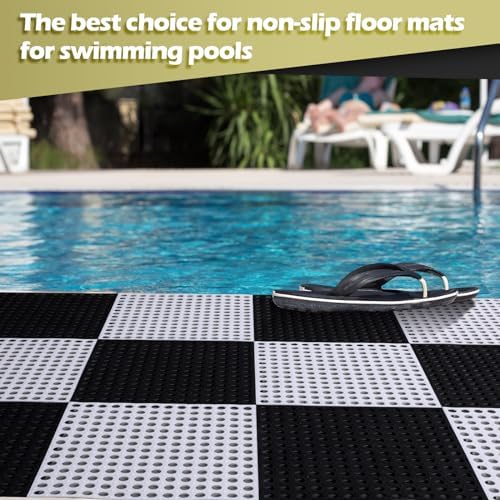 Tinideya 50 Pcs Drainage Interlocking Floor Tiles - Image 3