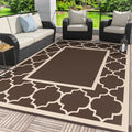 GENIMO Outdoor Rug, Waterproof Plastic Rugs by GENIMO