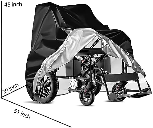 Heavy Duty Waterproof & Dustproof Electric Wheelchair Cover - Image 2