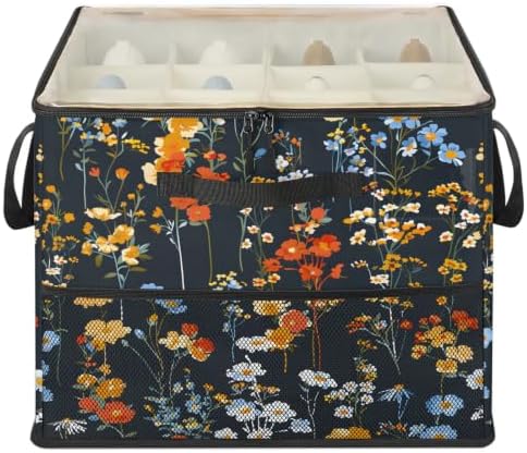 Rustic Floral Shoe Organizer for Closet - Image 2