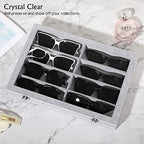 Emibele Glasses Organizer Jewelry Tray, 8 Grids - Image 3