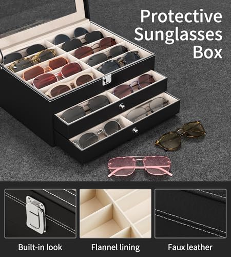 NEWLOOP 10/30 Slots Sunglass Organizer - Image 4