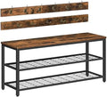 HOOBRO Hall Tree with Bench, Coat Rack Shoe Bench Set, Entryway Shoe Rack with by HOOBRO