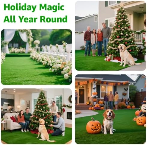 Artificial Turf Grass Outdoor: 3.2x6.5FT Fake Grass Rug - Image 6