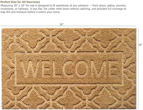 Gardenised Heavy Duty Coco Coir Doormat - Image 3