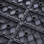Plastic Interlocking Deck Tiles, Waterproof Outdoor Flooring All Weather Use - Image 4