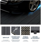 Garvee 9Pack 12" x 12" Interlocking Composite Deck Tiles, Waterproof Composite - Image 3