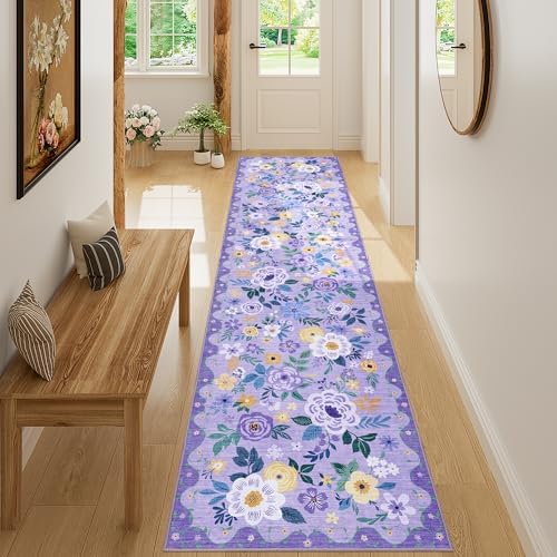 DUKINO 2x8 Runner Rug, Washable Runner Rug by DUKINO