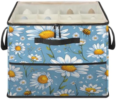 Daisy Floral Shoe Organizer for Closet - Image 2