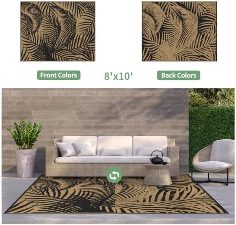 GENIMO Outdoor Rug, Waterproof Plastic Rugs - Image 2